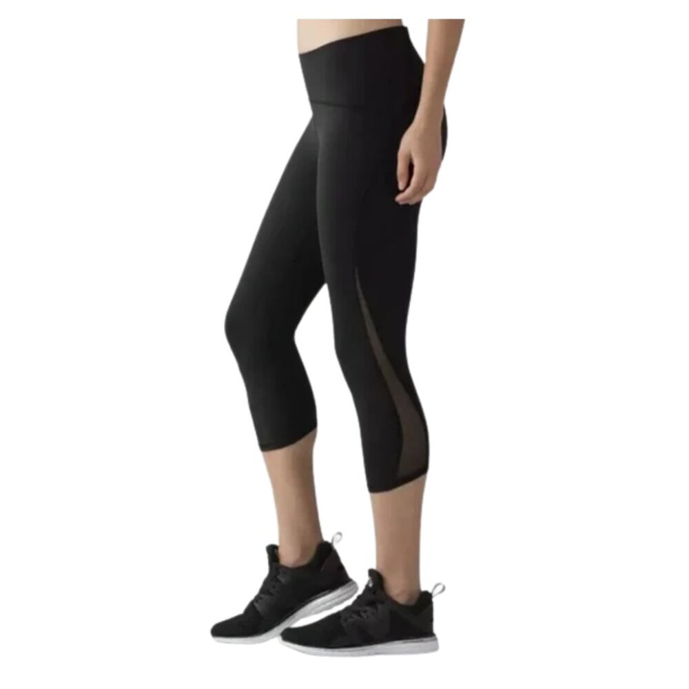 Lululemon Train Times Crop Leggings – Size 8 - Picture 2 of 6